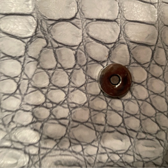 BISOUS Animal Skin Leopard Lined Clutch cocktail Dressy Boho Festival - Picture 7 of 8